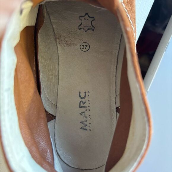 Marc art of walking derby shoes brown leather - Picture 3 of 11